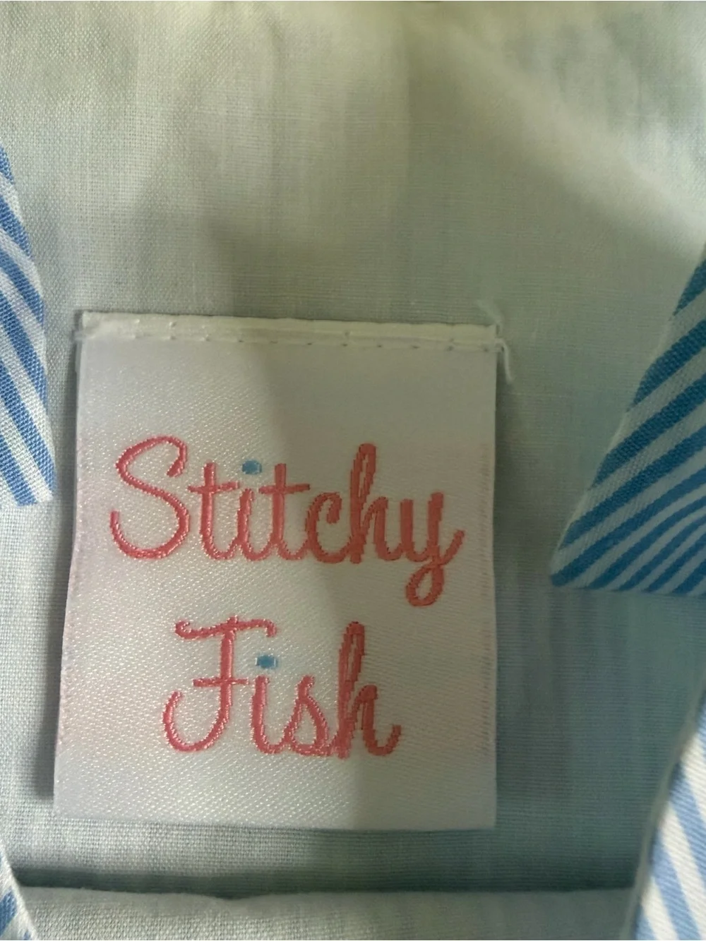 Stitchy Fish Boutique Style Smocked Sailboat Bubble Romper Blue Size 12 Months
